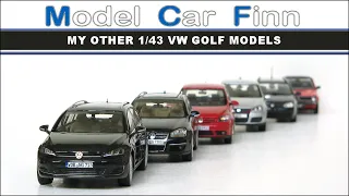 What other 1/43 VW Golf models are in my collection?