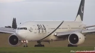PIA Pakistan International Airlines Boeing 777-240ER AP-BHX Landing at Birmingham Airport (BHX-EGBB)