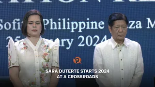 Sara Duterte starts 2024 at a crossroads