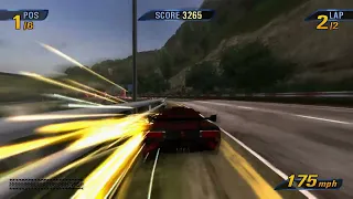 Burnout 3: Takedown | PS2 (PCSX2) | 1080p/60 FPS | 54/73 Racing WT | Alpine Expressway - Sports GP