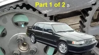 Volvo 960, S90, V90 Timing belt, water pump, rollers Replacement. Part 1 of 2 - VOTD