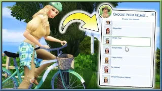 CHOOSE YOUR HELMET MOD & MORE BIKES CC!! | The Sims 4