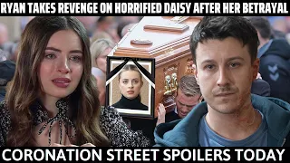Ryan takes revenge on horrified Daisy after her betrayal | Coronation Street spoilers | #corrier