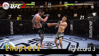 UFC Mobile 2 :Gameplay Walkthrough Chapter 2 , Fight card 3  (Android, ios)