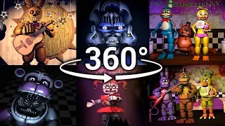 360°| Best FNAF 360 Show Compilation!! - Five Nights at Freddy's [SFM] (VR Compatible) Part 1