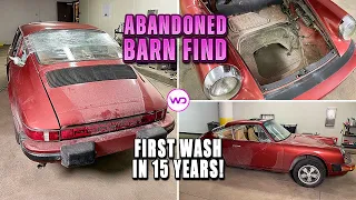 ABANDONED BARN FIND First Wash In 15 Years Porsche 912E! Satisfying Car Detailing Restoration