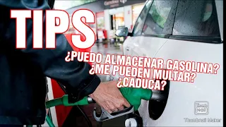 ¿Puedo ALMACENAR GASOLINA o GASOIL por la SUBIDA de los PRECIOS? ¿Me pueden MULTAR? ¿CADUCA?