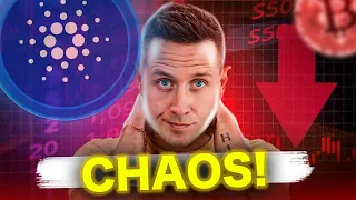 Crypto Chaos! BITCOIN Crashes To Alarming Indicator | CARDANO Strong Above The Water!