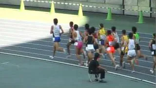 ちゅう陸ビデオ　全日中（大分）男子1500ｍ決勝