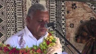 Fijian Prime Minister Voreqe Bainimarama opens  newest Hospital