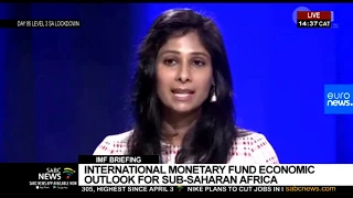 IMF releases Regional Economic Outlook for sub-Saharan Africa