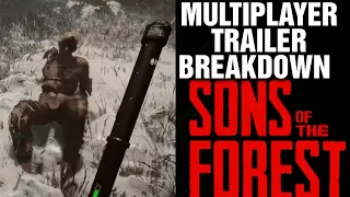 SONS OF THE FOREST Multiplayer Trailer Reaction & Breakdown !