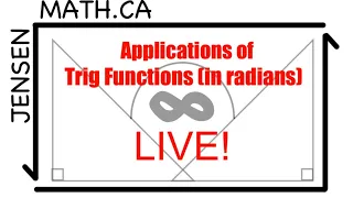 Gr. 12 Advanced Functions - 5.3 Applications of Trig Functions