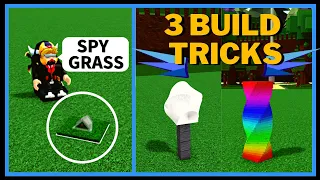 3 FUN Build Tricks *Rainbow Swirl* In Build A Boat For Treasure Roblox