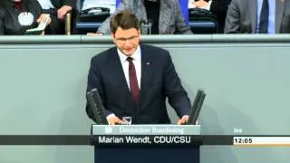 14.02.2014 Rede Marian Wendt im Deutschen Bundestag zum Thema Demokratie im digitalen Zeitalter