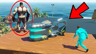 GTA 5: FRANKLIN Steals PROFESSOR HULK'S Rare FUTURE SUPERBIKE!