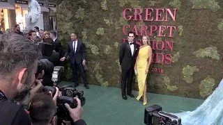 Carolyn Murphy and more on the red carpet for the Green Carpet Fashion Awards in Milan