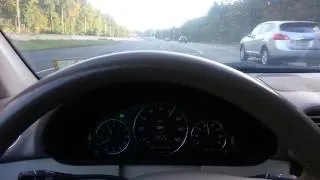 Mercedes CLK500 0 - 110 mph