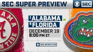 #1 Alabama vs #6 Florida: SEC Super Preview | CBS Sports HQ