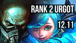 URGOT vs GWEN (TOP) | Rank 2 Urgot, 10/1/3, 700+ games, 1.2M mastery | NA Challenger | 12.11