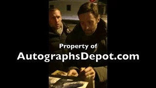 Hugh Jackman signing autographs at the Sundance Film Festival (January '16)