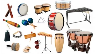 7 MUSICA instrumentos de percusion video