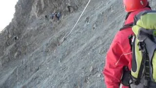 Fun on Mont Blanc - Rockslide.mov