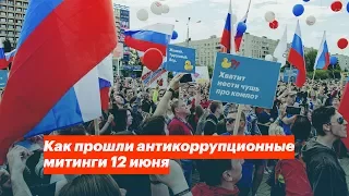 Как прошли антикоррупционные акции 12 июня