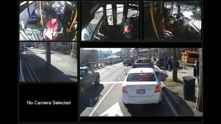 CTtransit releases video of two bus riders spitting on drivers