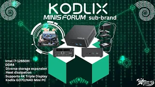 LIVE - Kodlix Mini PC - Power Efficient and Quiet - Review and Tutorial