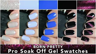 Born Pretty Pro Soak Off Gel Polishes || Swatch & Review || caramellogram