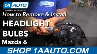 How to Replace Headlight Bulbs 02-07 Mazda 6