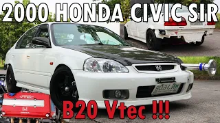 2000 HONDA CIVIC SiR B20 Vtec // SOBRANG LAKAS DI KO KINAYA!!!