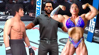 PS5| Bruce Lee vs. Muscular Big Aurika (EA Sports UFC 5)