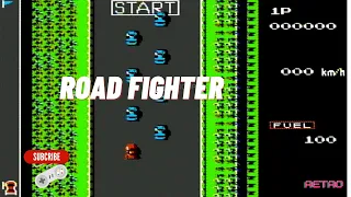 Racing to Victory in Road Fighter - Retro Gaming Thrills! 🚗🏁