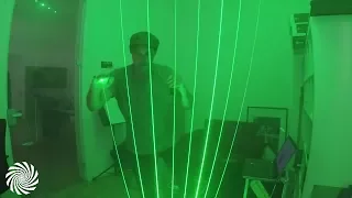 Laser Harp Preparations For Electric Universe Live Act