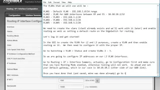 EdgeSwitch Configuration - VLANs, VLAN Routing, Routing - Part 1 - EdgeSwitch Configuration