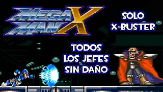 Megaman X (SNES) - Todos Los Jefes (X-Buster, Sin Daño)