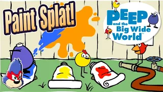 PBS Kids | Peep and The Big Wide World Games | Paint Splat | Learning Colors For Kids