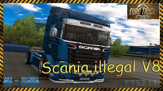 [Ets 2] [Обзор мода] Scania illegal V8