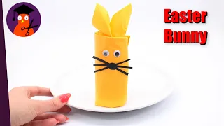 Servietten falten Hase DIY Deko für Ostern & Geburtstag #wplus.tv