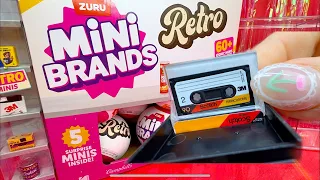 ZURU MINI BRANDS RETRO SERIES 1 Unboxing Full Box Mystery Capsule Zuru Toys