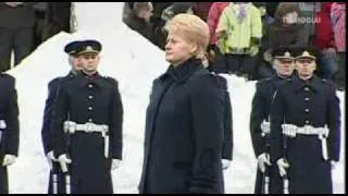 Trijų Baltijos valstybių vėliavų pakėlimo ceremonija | 2010 02 16 | Tiesioginė transliacija