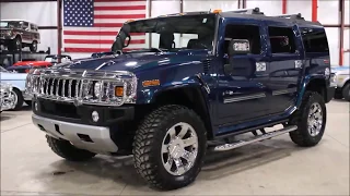 2008 Hummer H2 Blue