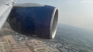 Awesome GE90 spool up sound + aborted landing at the end!
