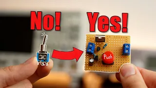 Mechanical  Switches are Obsolete?! Switch to a Latch Circuit! EB#53