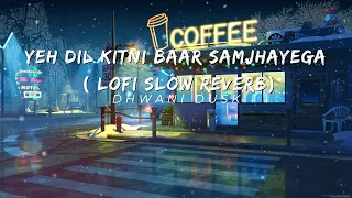 Yeh Dil Kitni Baar Samjhayega (Lofi Reverb Song )- Vikram C, Vaishnavi A | Stebin Ben #lofivibes