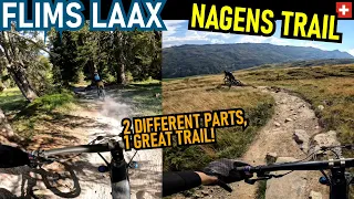 FLIMS LAAX Nagens Trail FULL / ganz schön reschig! / First Ride / Enduro Mountainbike MTB