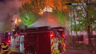 Massive fire breaks out at Concord commercial building