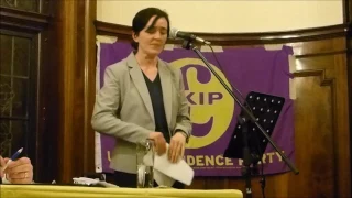 Anne Marie Waters - On radical Islam - at the Barking and Dagenham UKIP branch 21/3/2017